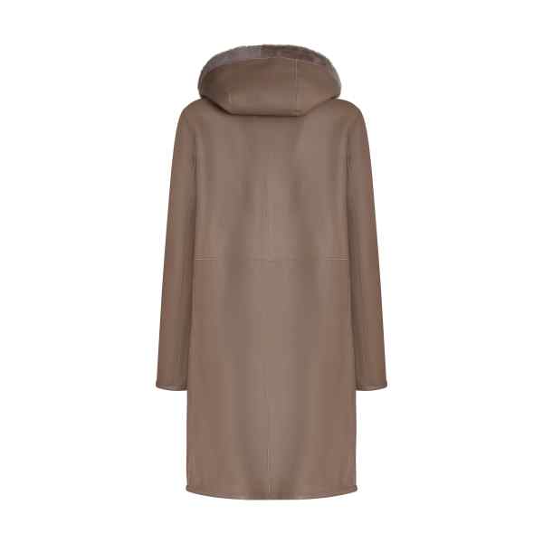 Manteau réversible en peau de mouton
