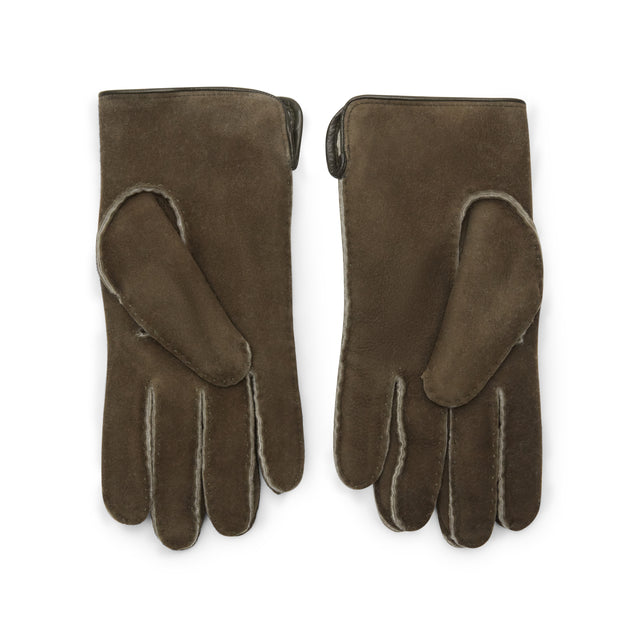 Guanto da uomo in shearling