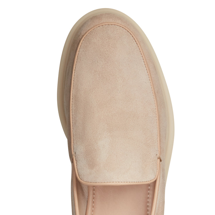 Mocasín de ante para mujer