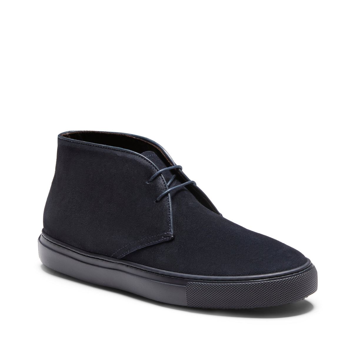 Desert boot in navy blue suede|Fratelli Rossetti