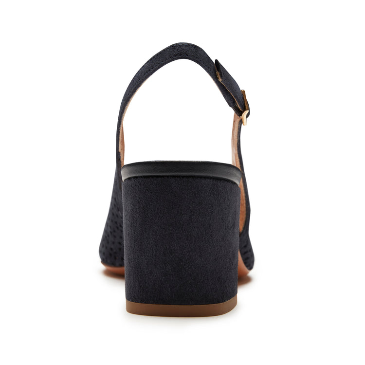 Sandalo sling back in suede