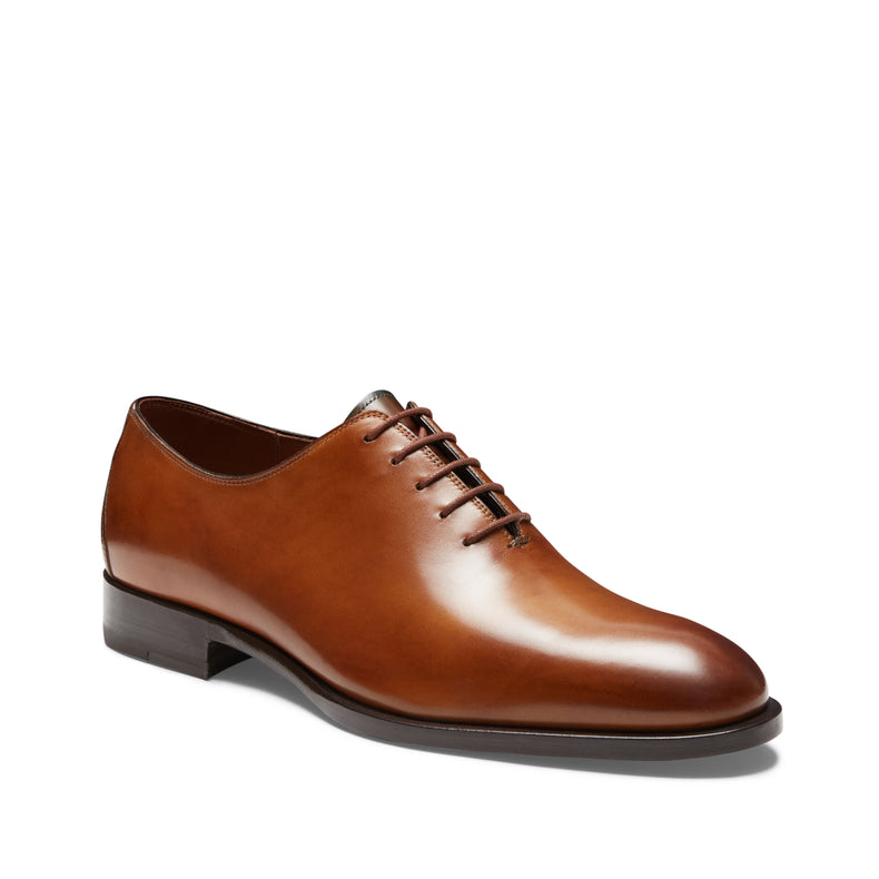 Leather Richelieu shoe
