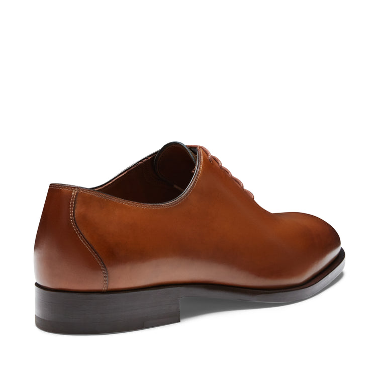 Leather Richelieu shoe