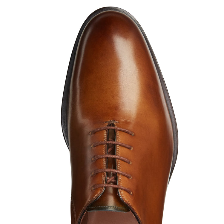Leather Richelieu shoe