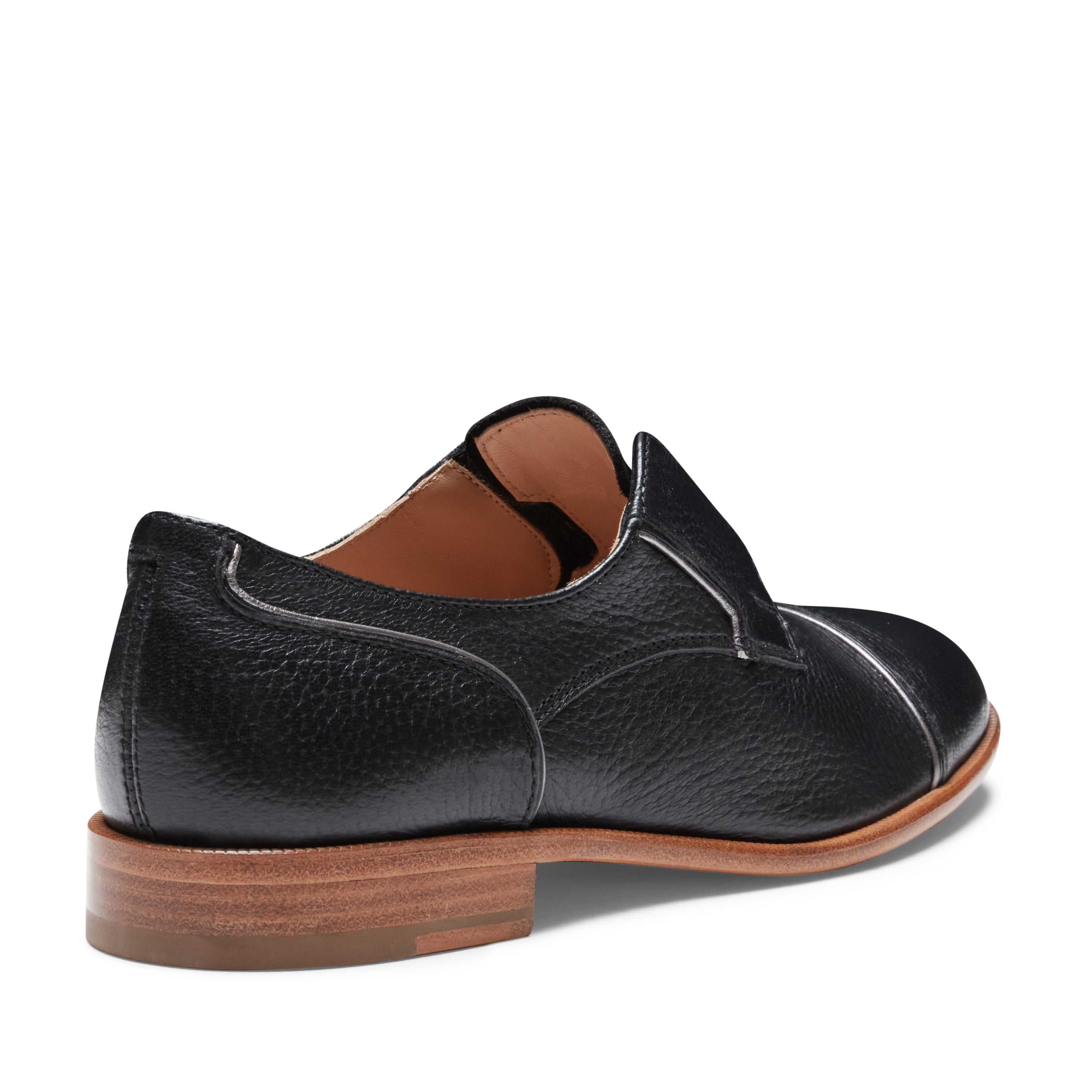 Black leather Dandy Derby shoe - Fratelli Rossetti