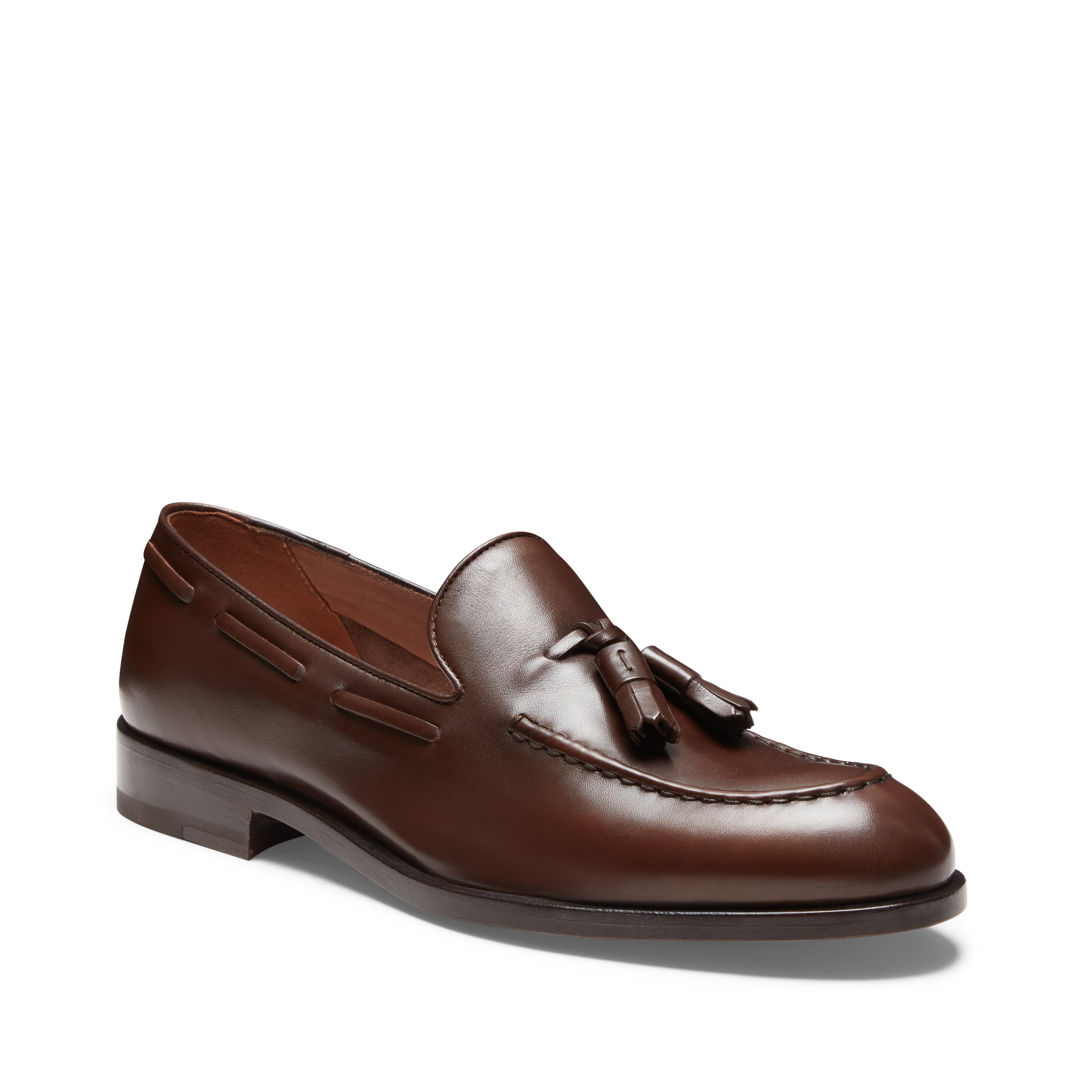 Men's Brown Leather Brera Loafer|Fratelli Rossetti