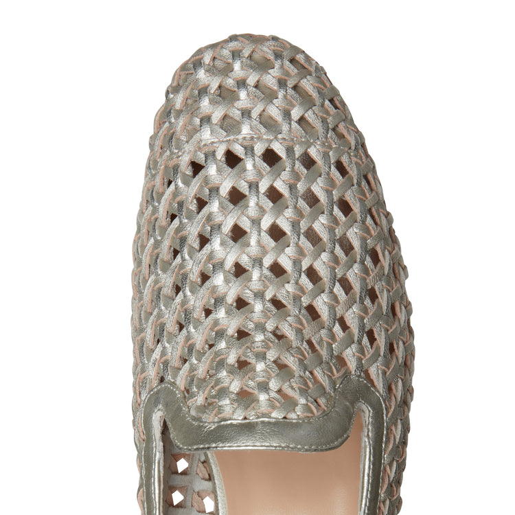 Woven Leather Slipper