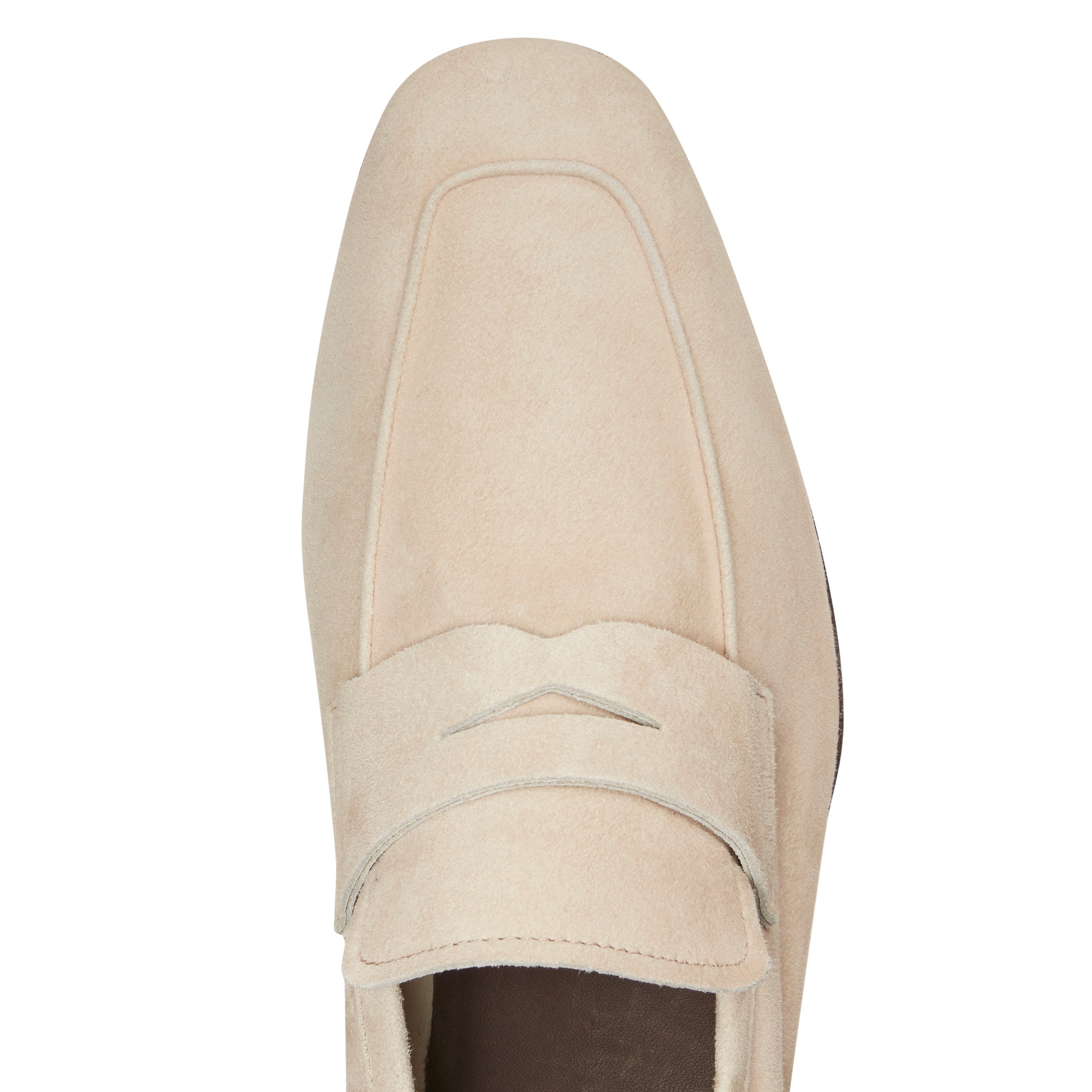 Men's sand suede lightweight summer loafer | Fratelli Rossetti