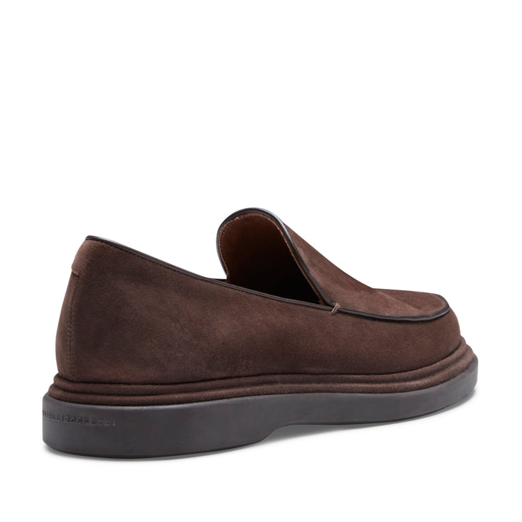 Men's ebony suede loafer