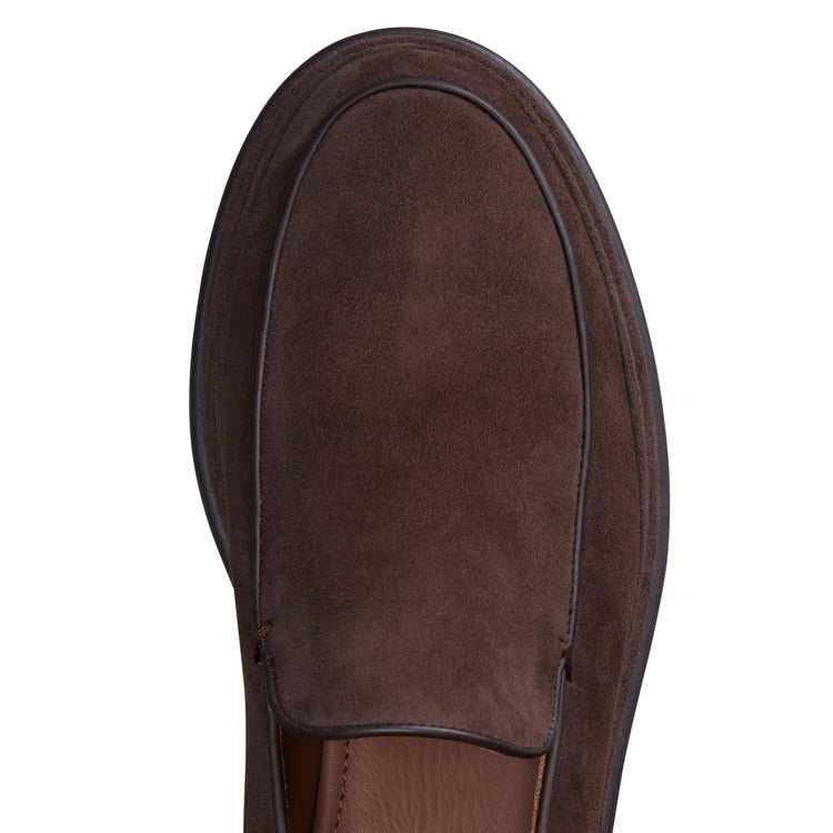 Men's ebony suede loafer