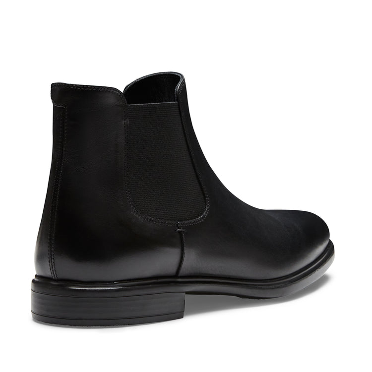 Botines Chelsea Richard de piel de color negro para hombre