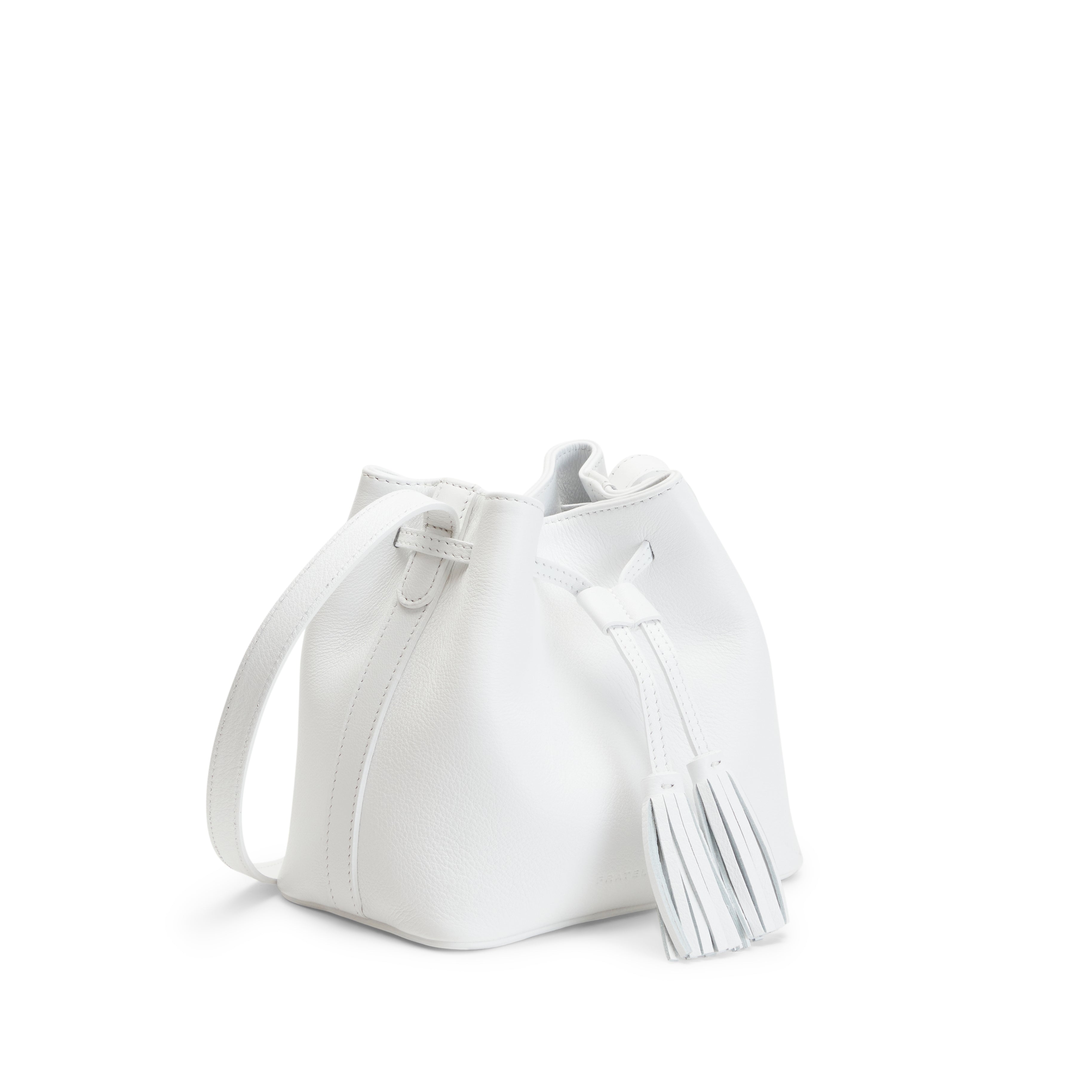 White leather bucket bag - Fratelli Rossetti