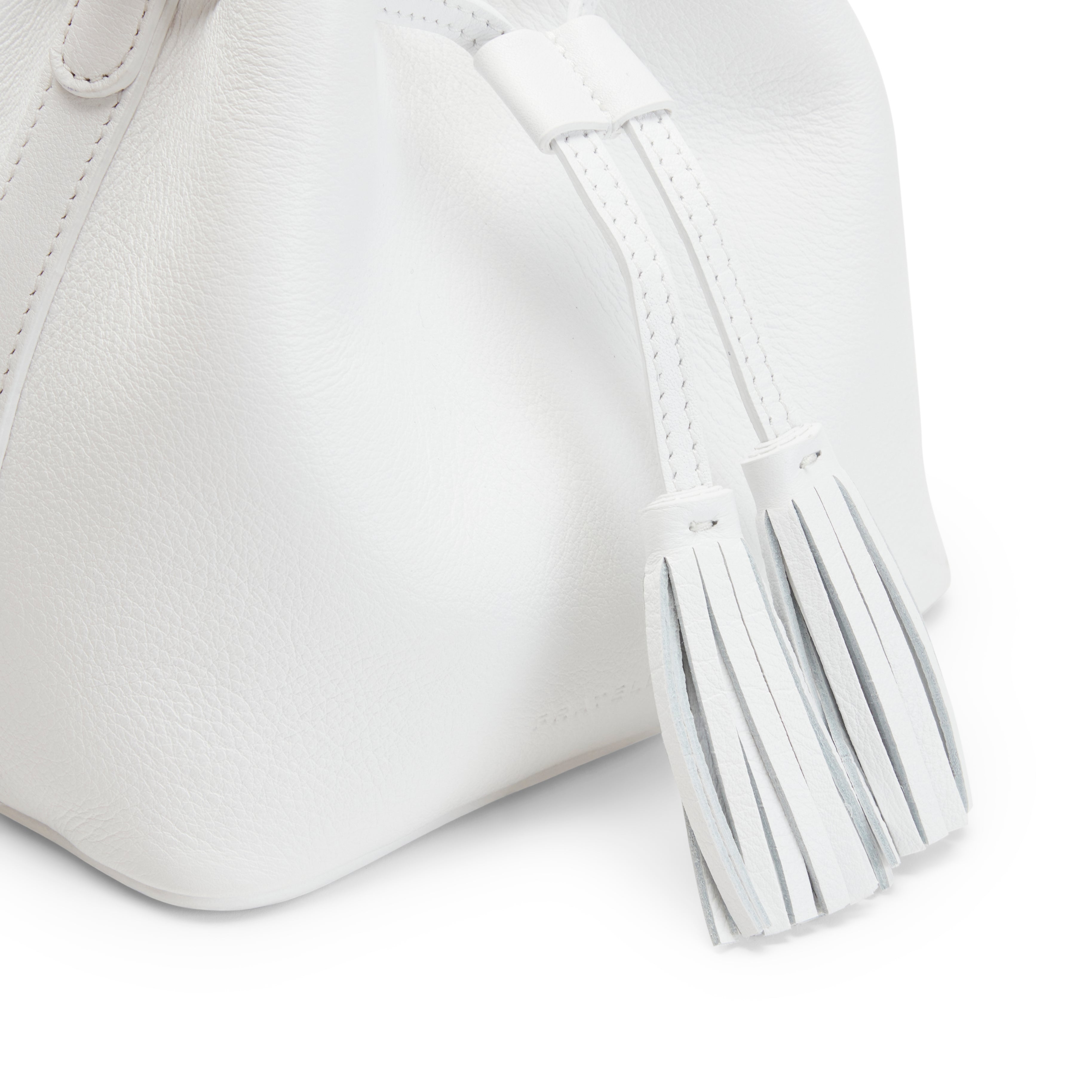 White leather bucket bag - Fratelli Rossetti