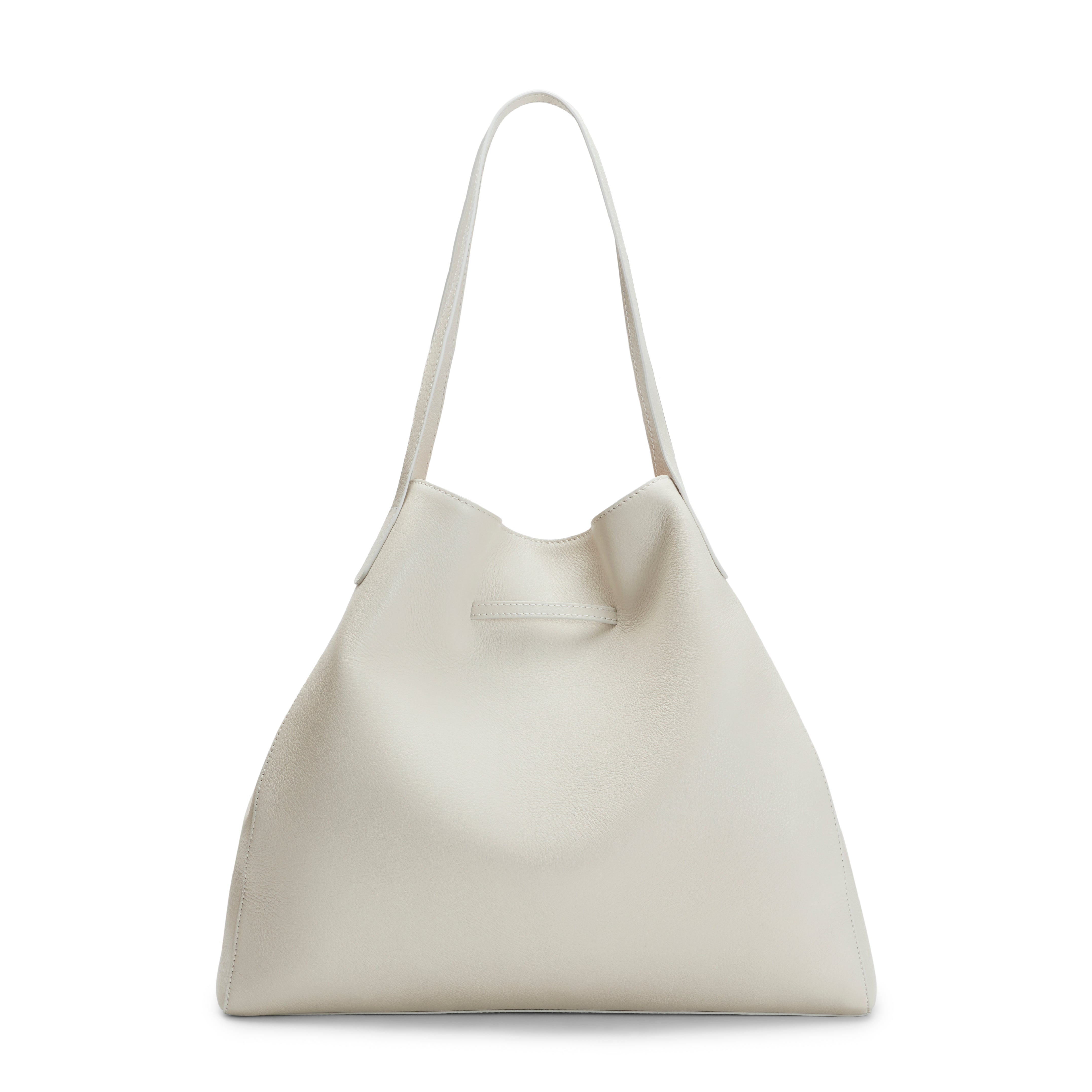 Milk white leather Tassel shoulder bag | Fratelli Rossetti