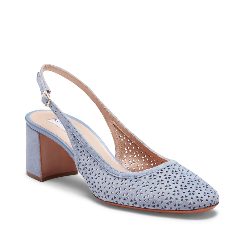 Sandalo sling back in suede