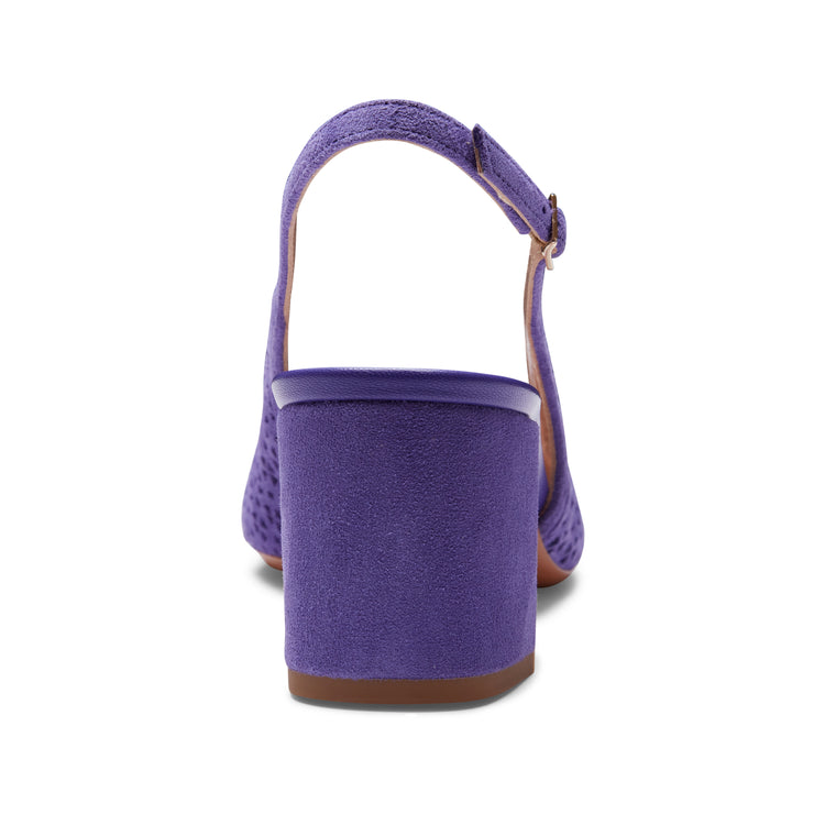 Sandales à bride arrière en daim