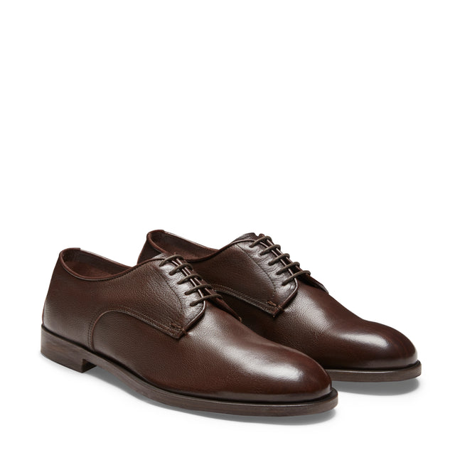 Chaussures à lacets derbies en daim