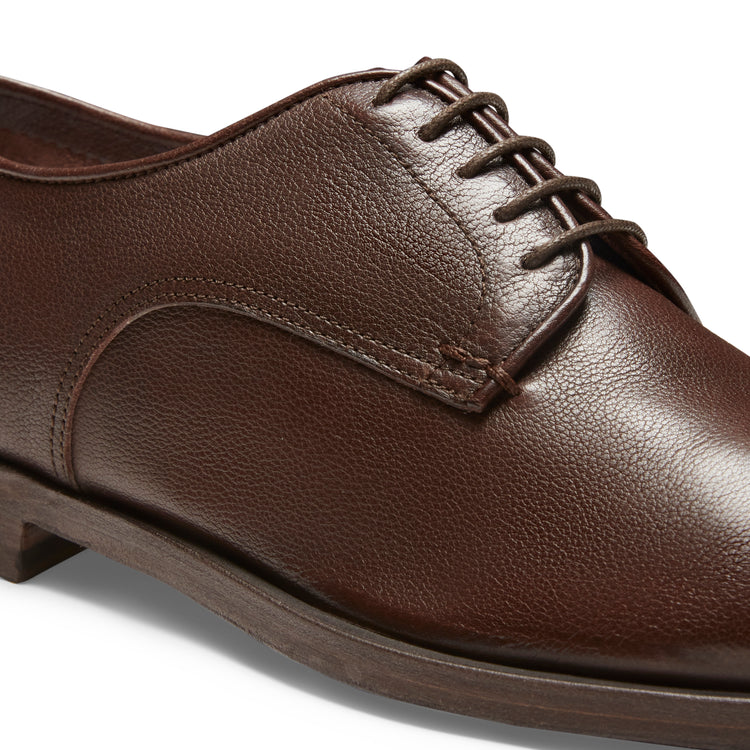 Leather Lace-up Derby Shoe