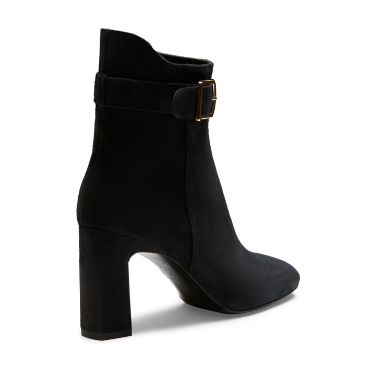 Stivaletto in suede da donna nero