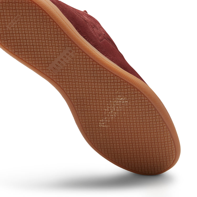 Sneaker Kyoto in suede da donna color bordeaux