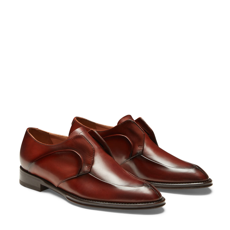 Damen-Derby Dandy aus mandelfarbenem Leder