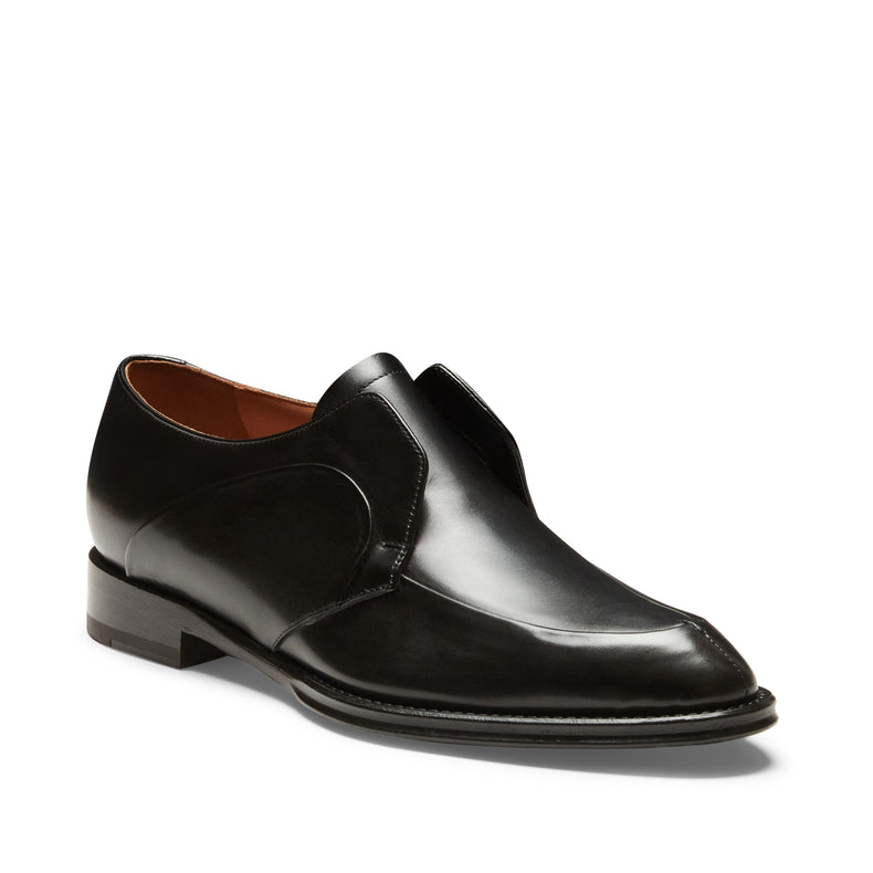 Derby Dandy nero in pelle da donna
