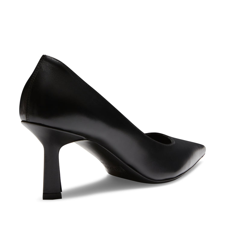 Décolleté tacco alto in pelle nera