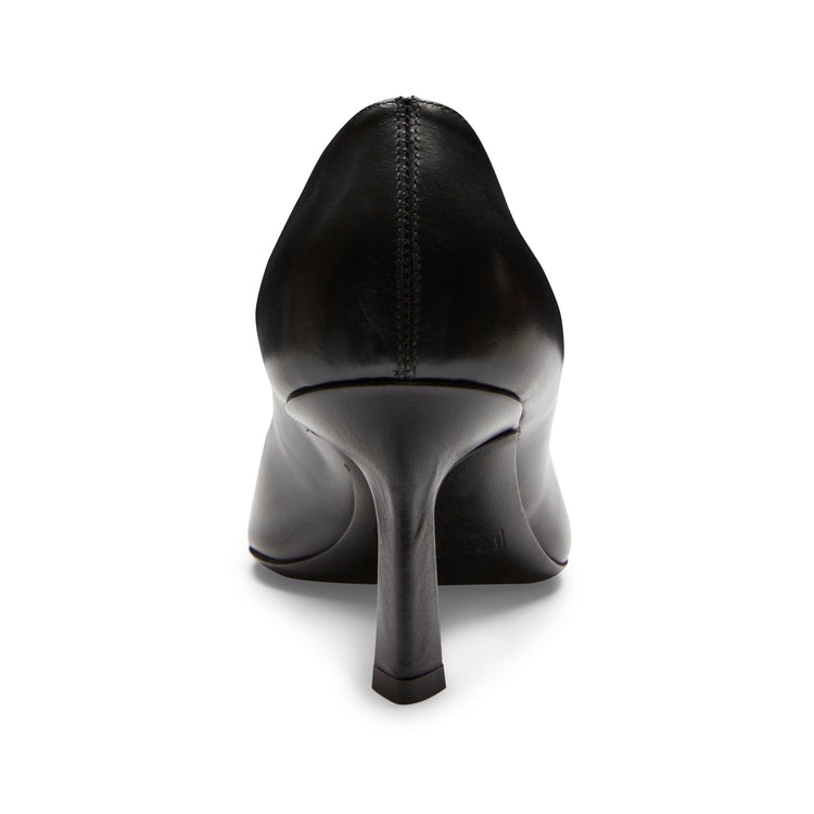 Décolleté tacco alto in pelle nera