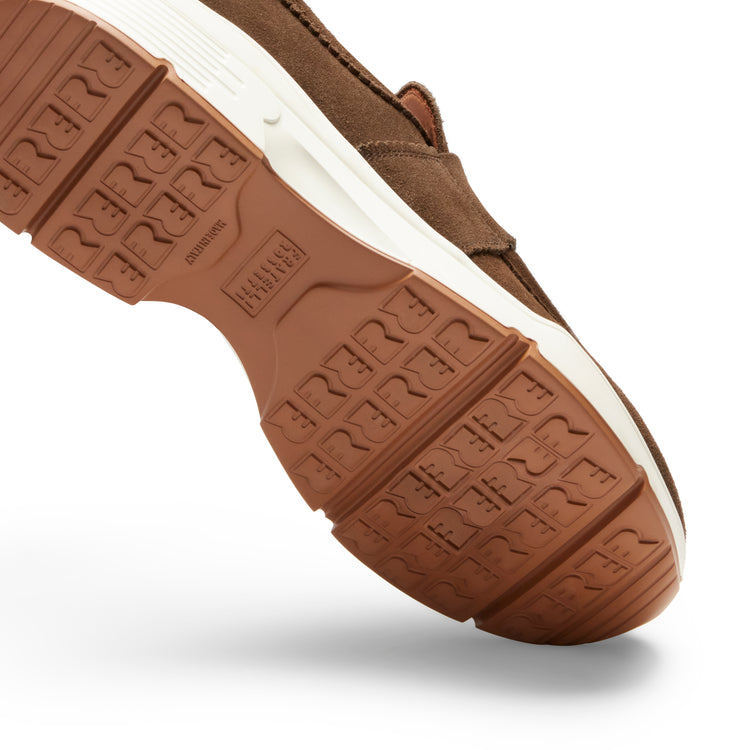 Sneakers en daim vert olive pour femmes
