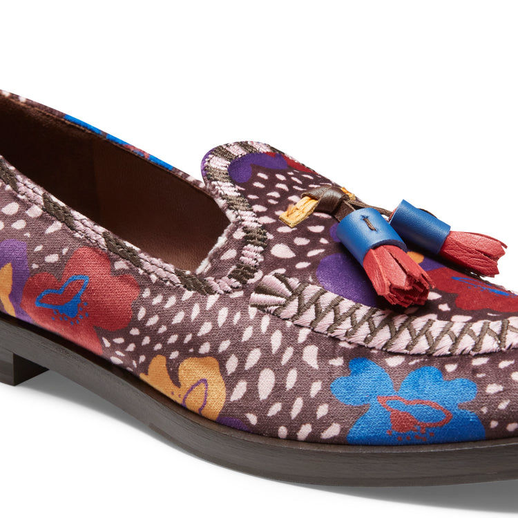 Mocassino Brera Special Embroidery da donna bordeaux