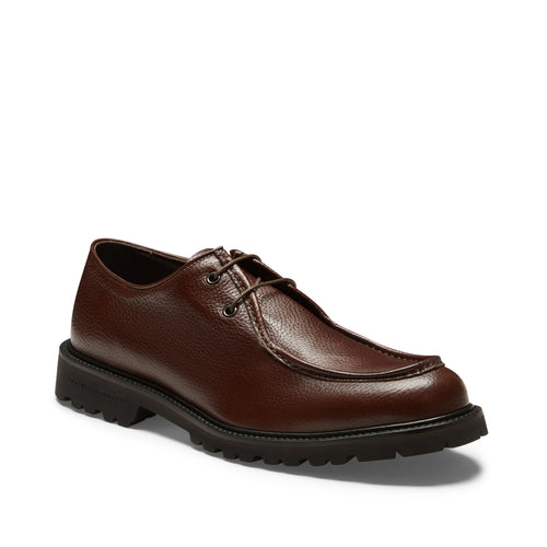 Derby-Schnürschuh aus braunem Leder für Herren