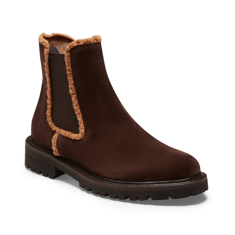 Women's cocoa brown suede Chelsea boot