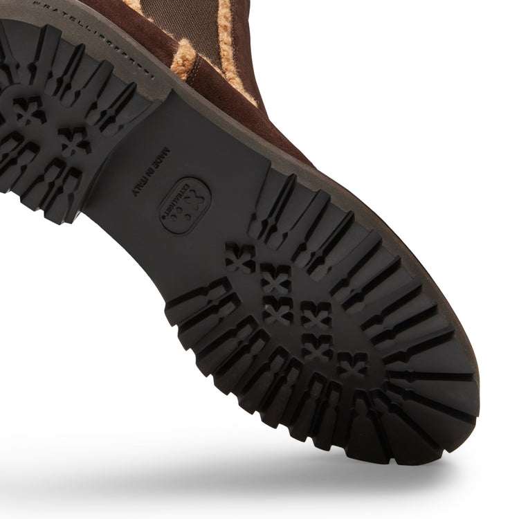Women's cocoa brown suede Chelsea boot
