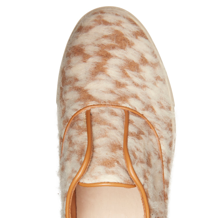 Sneaker Hobo Sport in tessuto da donna color noce