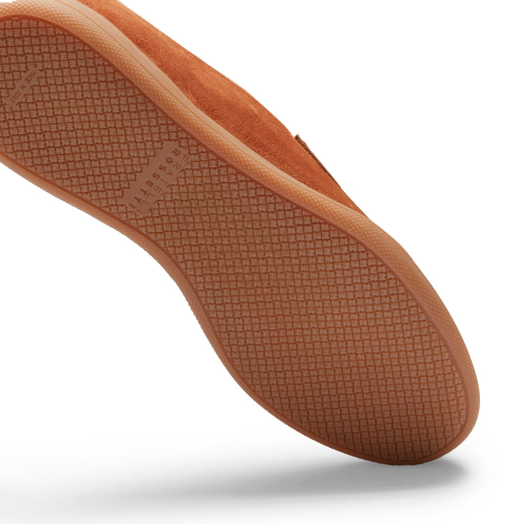 Mocassino Kyoto in suede da donna cognac