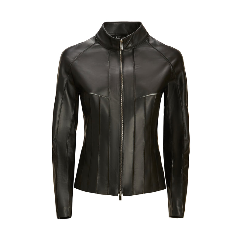 Giubbino in pelle da donna