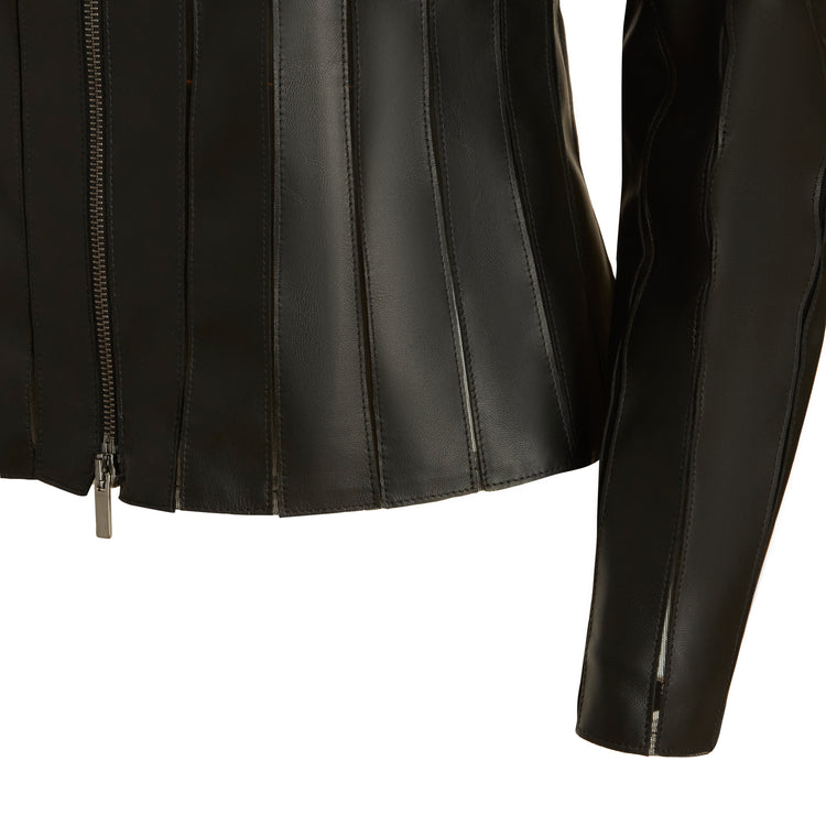 Giubbino in pelle da donna