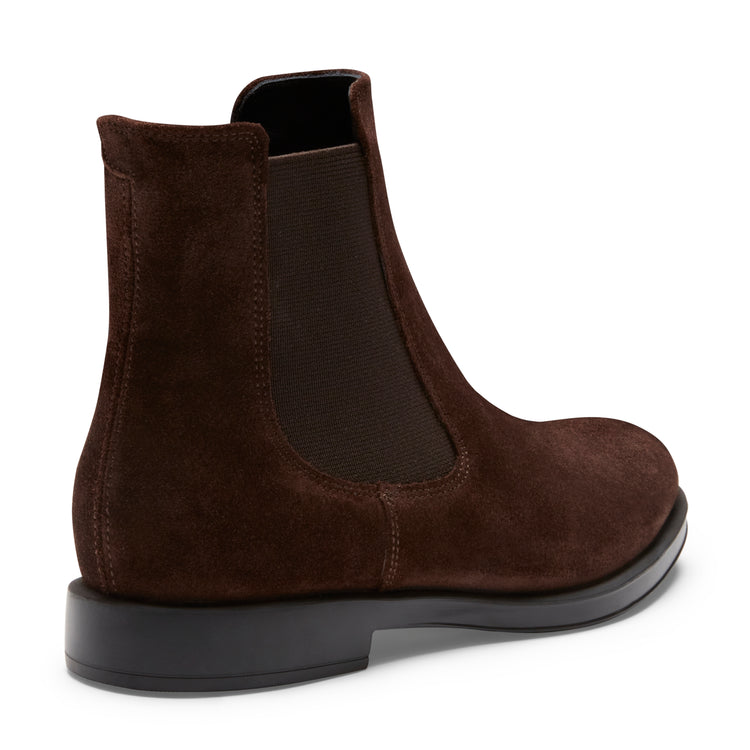 Women's cocoa brown leather Chelsea boot