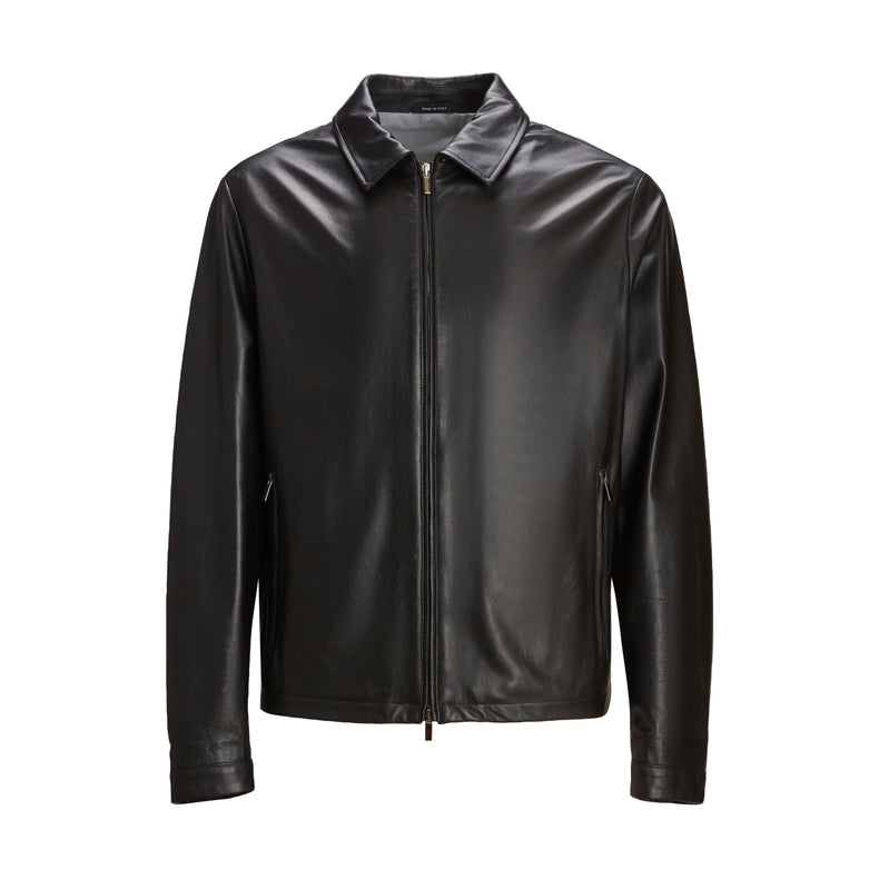 Giubbino in pelle da uomo