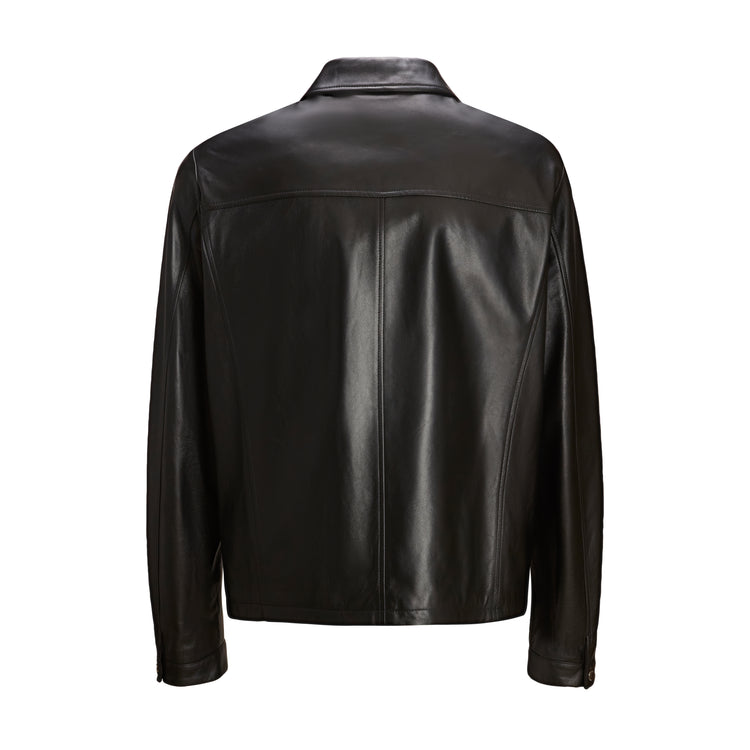 Giubbino in pelle da uomo