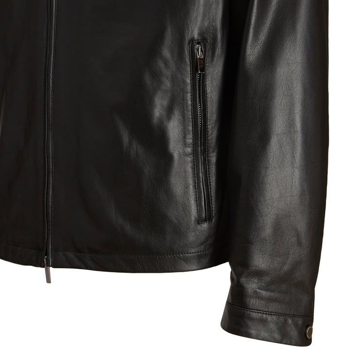 Giubbino in pelle da uomo