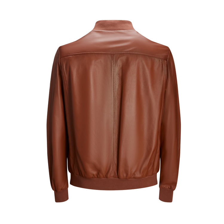 Blouson en cuir pour hommes