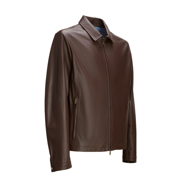 Giubbino in pelle da uomo