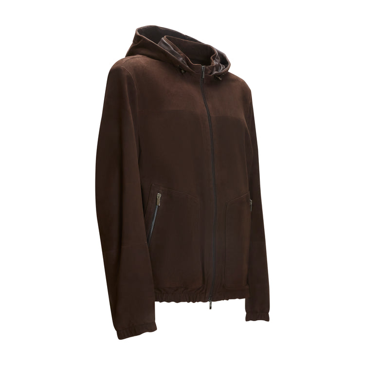 Giubbino in suede da uomo