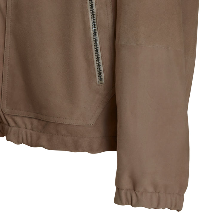 Giubbino in suede da uomo