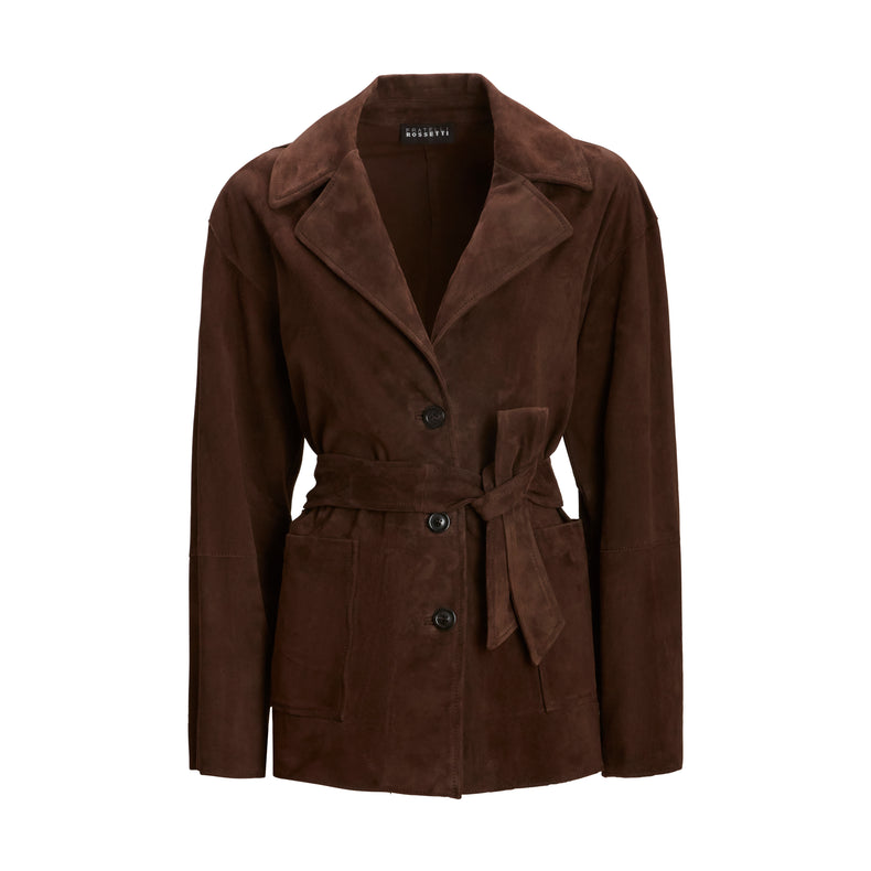 Giacca in suede da donna