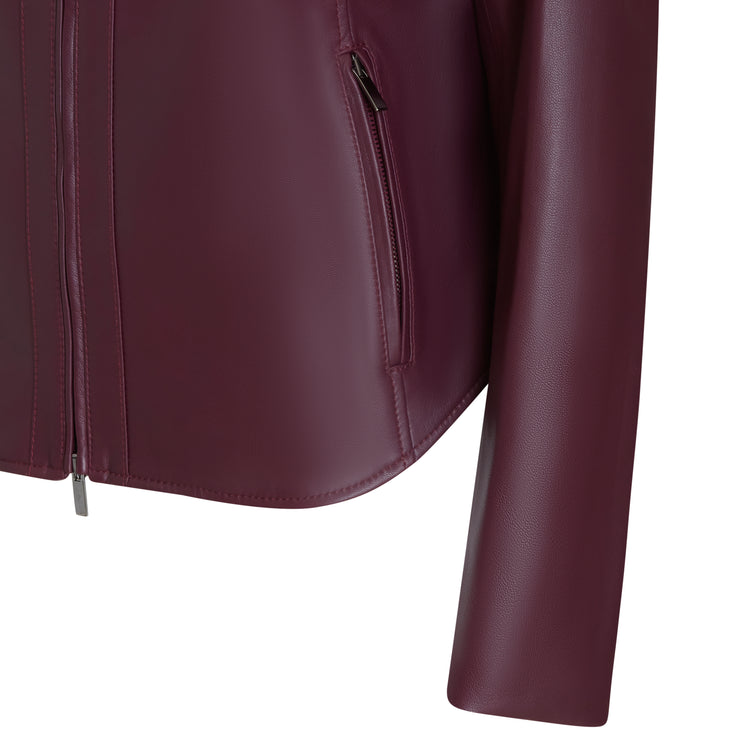 Veste en cuir pour femmes