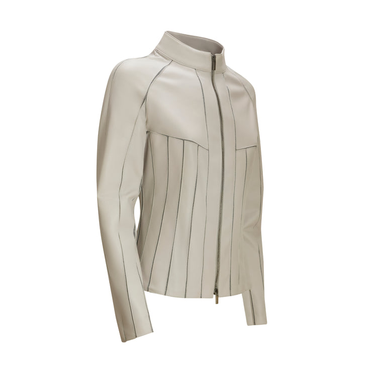 Giubbino in pelle da donna