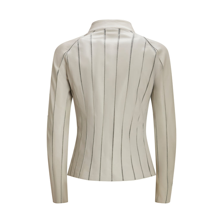 Giubbino in pelle da donna