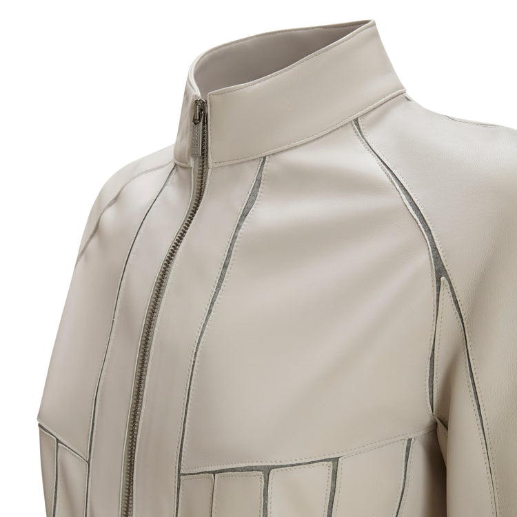 Giubbino in pelle da donna